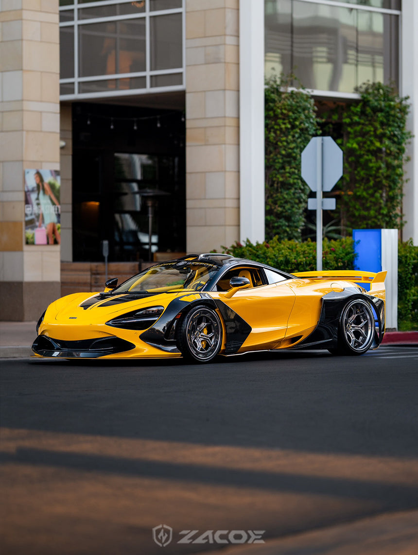 McLaren 720S Galaxy Wide Dry Carbon Fiber Full Kit - Zacoe