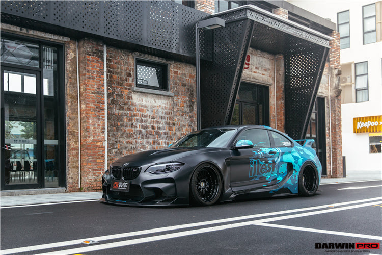 2016-2020 BMW M2 F87 VR Style Partial Carbon Fiber Wide Full Body kit