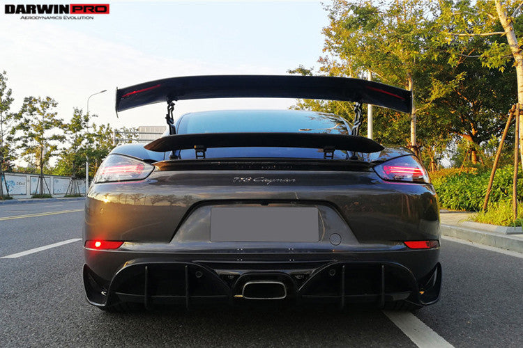 2016-2023 Porsche 718 Cayman/Boxster BKSS Style Carbon Fiber Trunk Spoiler