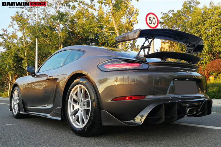 2016-2023 Porsche 718 Cayman/Boxster BKSS Style Carbon Fiber Trunk Spoiler
