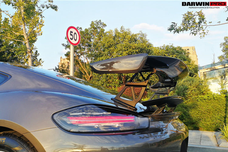 2016-2023 Porsche 718 Cayman/Boxster BKSS Style Carbon Fiber Trunk Spoiler