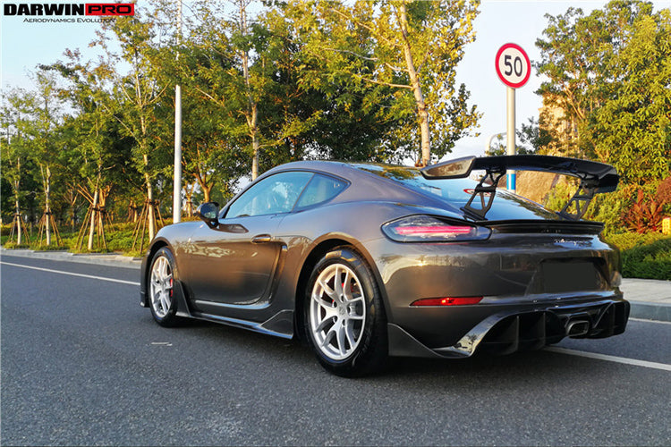 2016-2023 Porsche 718 Cayman/Boxster BKSS Style Carbon Fiber Trunk Spoiler