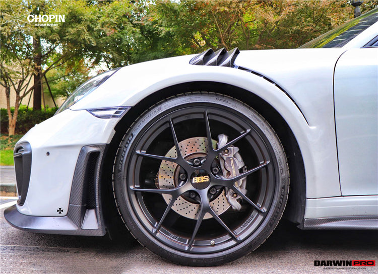 2016-2019 Porsche 911 991.2 Carrera /Targa 4/4S GT2RS Style Partial Carbon Fiber Fender