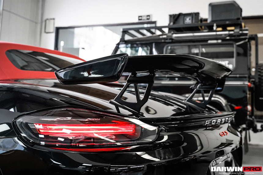 2016-2023 Porsche 718 Cayman/Boxster BKSS Style Carbon Fiber Trunk Spoiler