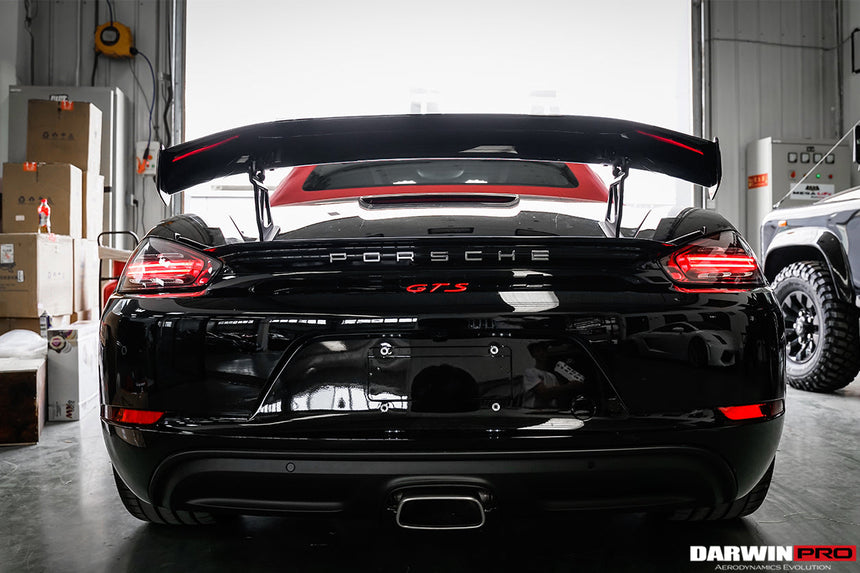 2016-2023 Porsche 718 Cayman/Boxster BKSS Style Carbon Fiber Trunk Spoiler