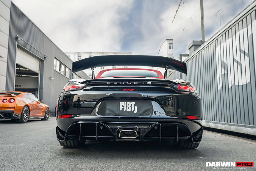2016-2023 Porsche 718 Cayman/Boxster BKSS Style Carbon Fiber Trunk Spoiler