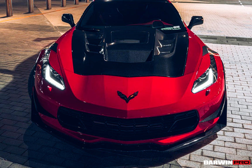 2013-2019 Corvette C7 Z51 Z06 Grandsport Carbon Fiber Canards