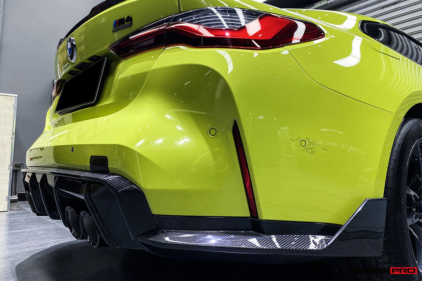 2021-UP BMW M4 G82/G83 M3 G80 Carbon Fiber Rear Diffuser Trim Replacement Lip