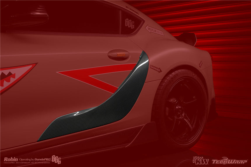 2019-UP Toyota GR Supra (J29/DB) A90 A91 OEM Style Carbon Fiber Door Panel Garnish Trim Replacement