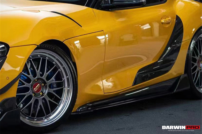 2019-UP Toyota GR Supra (J29/DB) A90 A91 BKSS Style Carbon Fiber Side Skirts