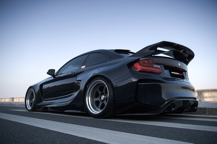 2016-2020 BMW M2 F87 VR Style Partial Carbon Fiber Wide Full Body kit