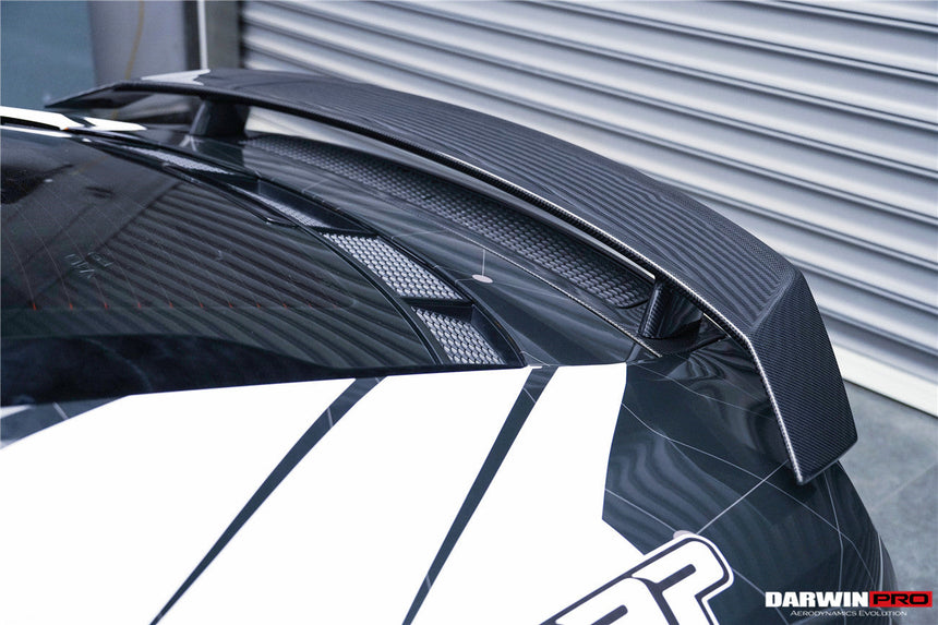 2016-2019 Audi R8 GEN2 V10 PLUS Coupe ONLY GT Style Carbon Fiber Trunk Wing w/ Base