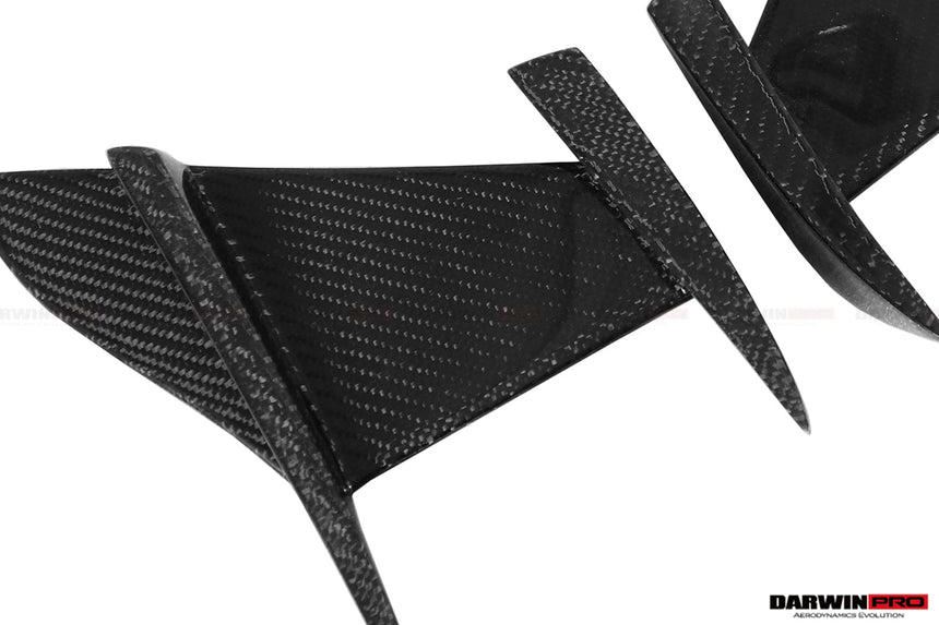 2018-2022 BMW 8 Series G14 Convertible/G15 Coupe/G16 4DR-Gran Coupe 840/850 IMP Performance Carbon Fiber Front Bumper Canards