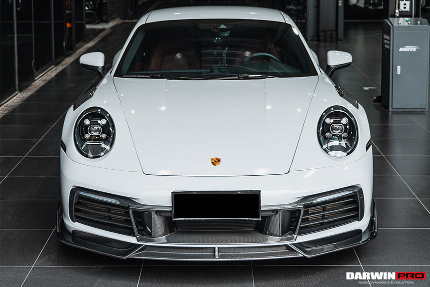 2019-2023 Porsche 911 992 Carrera S/4/4S/Targa/Cabriolet BKSS Style Front Middle Lip