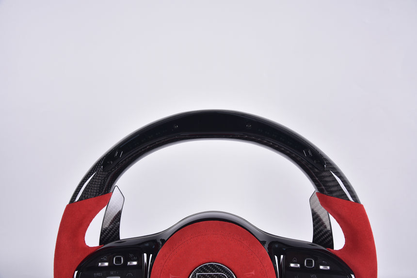 Mercedes GClass G63 Carbon Fiber With Shifter Screen Steering Wheel