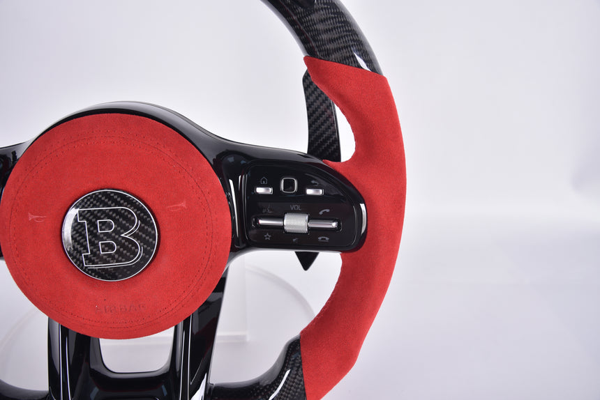 Mercedes GClass G63 Carbon Fiber With Shifter Screen Steering Wheel