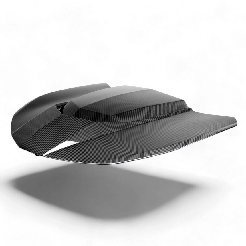 Type-AZ double sided carbon fiber hood for 2016-2024 Chevrolet Camaro
