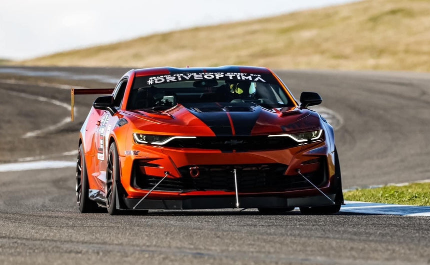 Type-T2 doubled sided carbon fiber hood for 2016-2023 Chevrolet Camaro (2019-2023 SS style)