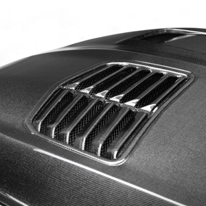 Type-T2 doubled sided carbon fiber hood for 2016-2023 Chevrolet Camaro (2019-2023 SS style)