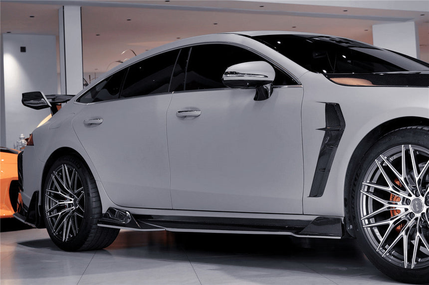 2019-2024 Mercedes Benz AMG GT50 GT53 GT43 GT63 GT63S 4Door Coupe X290 IMP Performance Ver.2 Side Skirts
