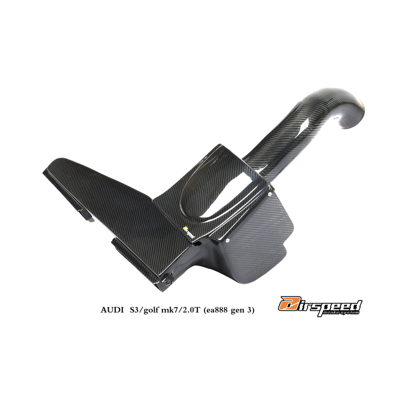 AUDI , VW , Skoda Airspeed Brand 100% Dry Carbon Fiber Cold Air Intake System