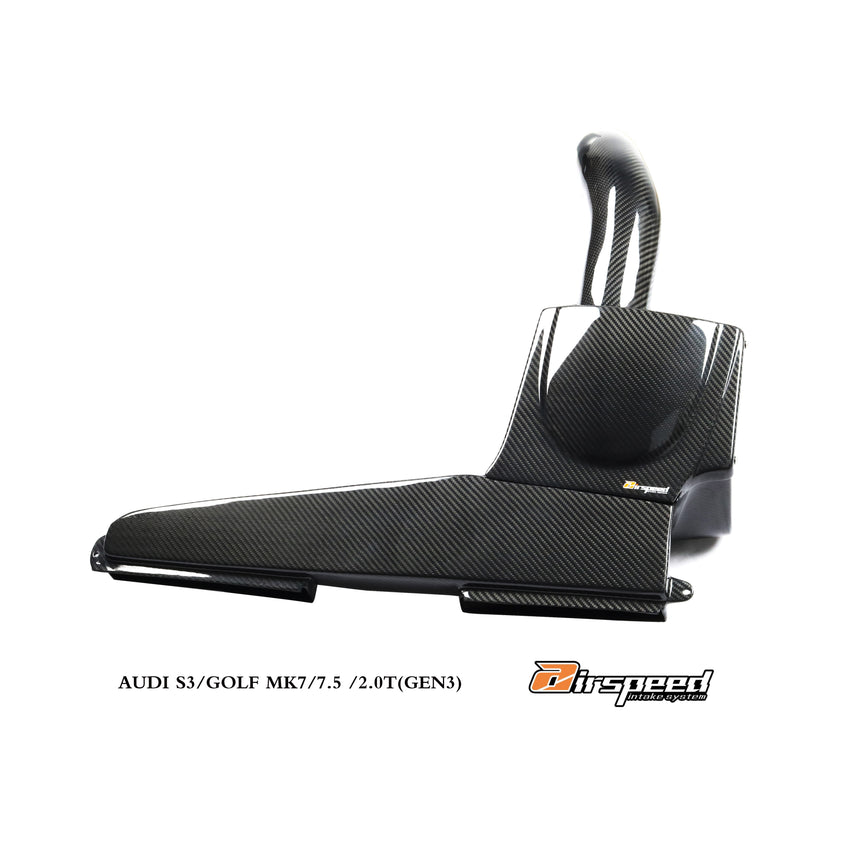 AUDI , VW , Skoda Airspeed Brand 100% Dry Carbon Fiber Cold Air Intake System