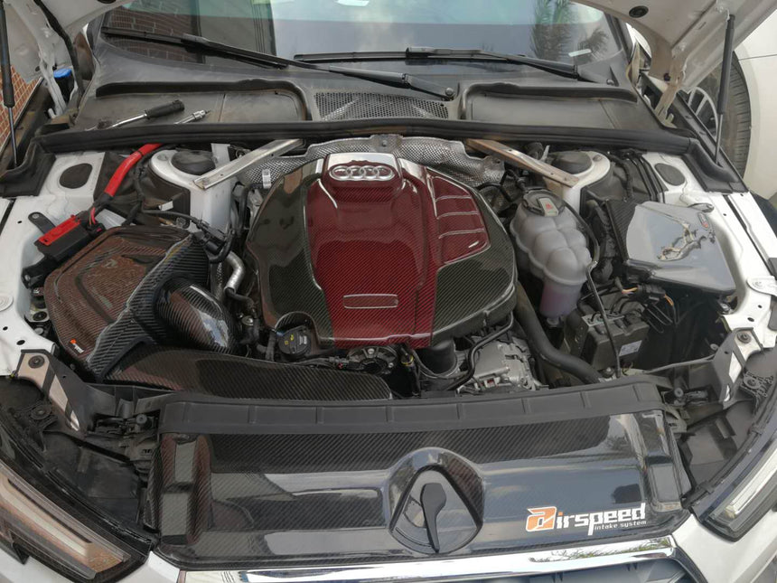 AUDI [A4,A5] B9 2.0T Airspeed Brand High Performance 100% Dry Carbon Fiber Cold Air Intake System