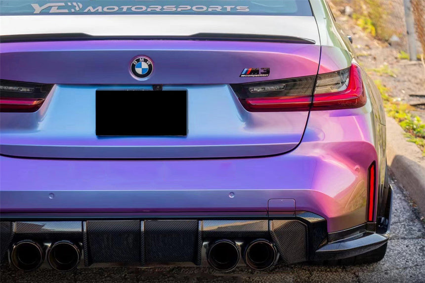 2021-UP BMW M4 G82/G83/G80 M3 MP Style Carbon Fiber Quad Rear Lip