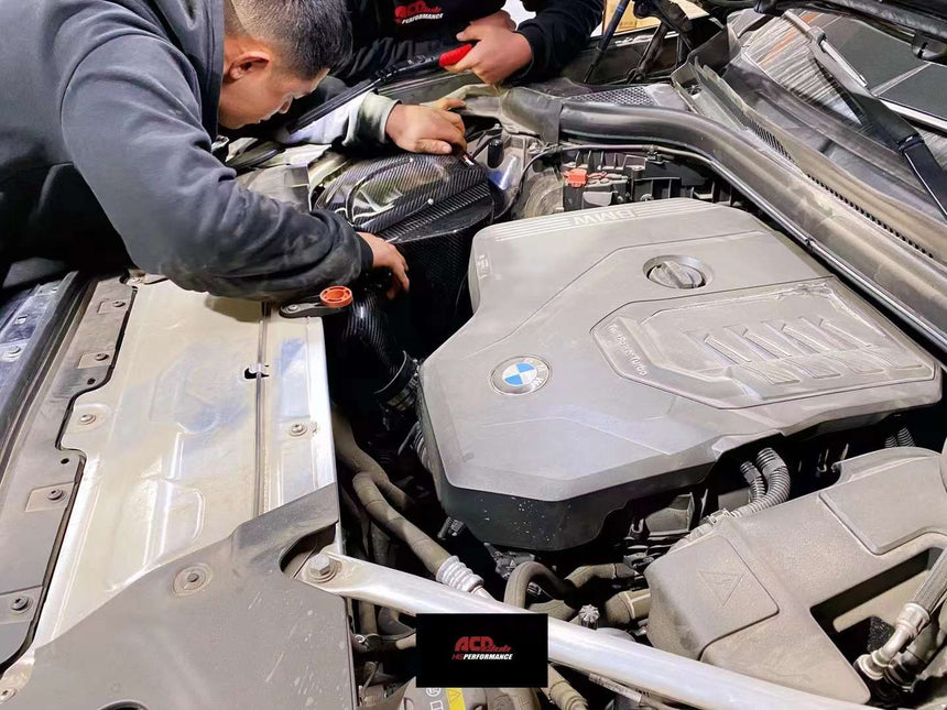 BMW X3,X4 Series (B48) 2.0T (2018-UP) Dry Carbon Fiber Cold Air Intake System