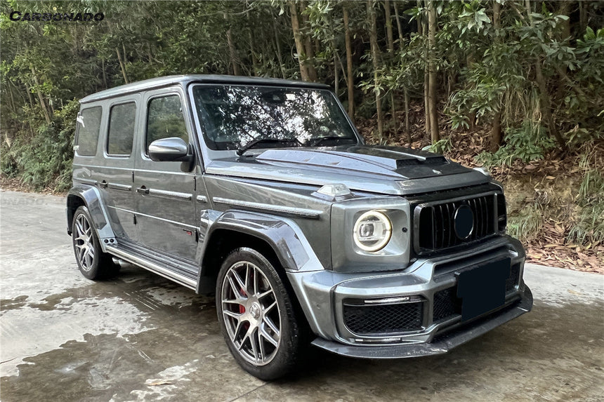 2018-2024 Mercedes Benz G550 & G63 AMG W464 G-Wagon BR-G900 Style Dry Carbon Body Line Trims