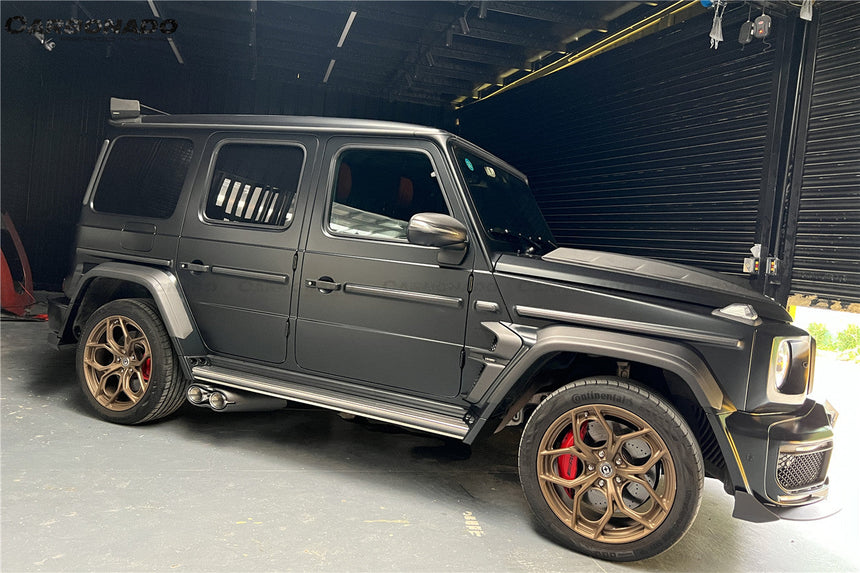 2018-2024 Mercedes Benz G550 & G63 AMG W464 G-Wagon BR-G900 Style Dry Carbon Body Line Trims