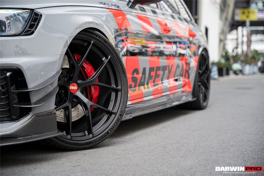 2020-2024 Audi RS4 B9.5 BKSS Style Carbon Fiber Front Bumper Canards