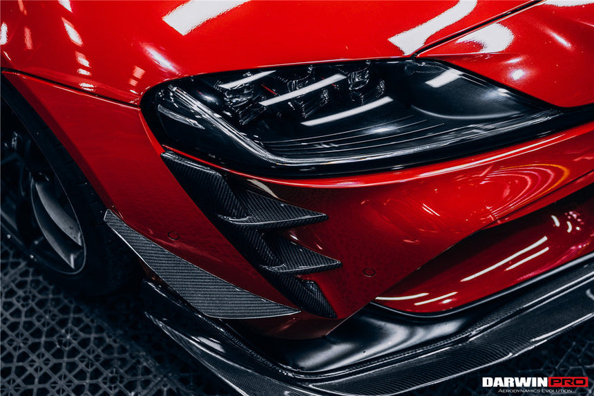 2019-UP Toyota GR Supra (J29/DB) A90 A91 BKSS Style Carbon Fiber Front Bumper Vents
