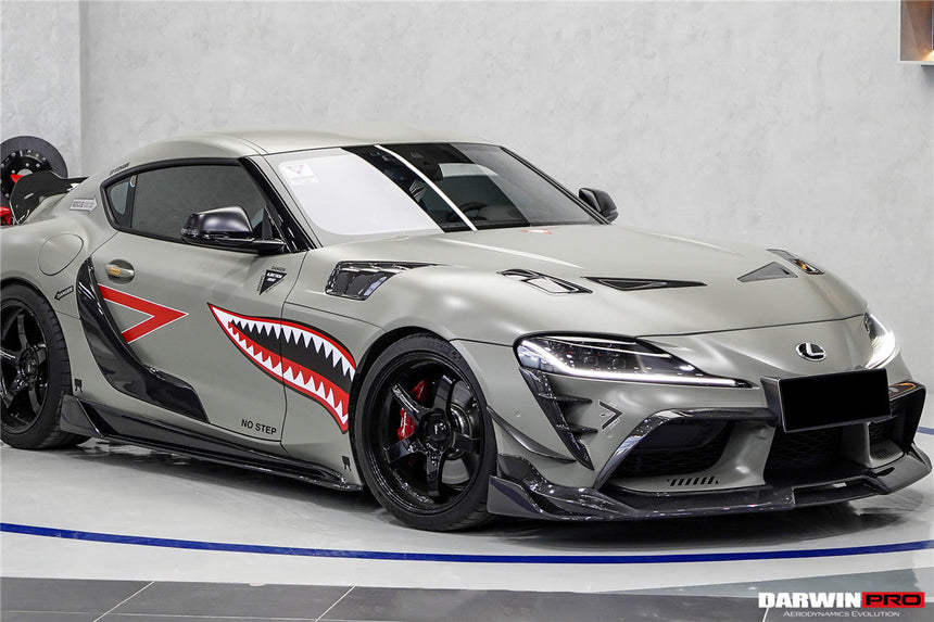 2019-UP Toyota GR Supra (J29/DB) A90 A91 BKSS Style Carbon Fiber Front Lip