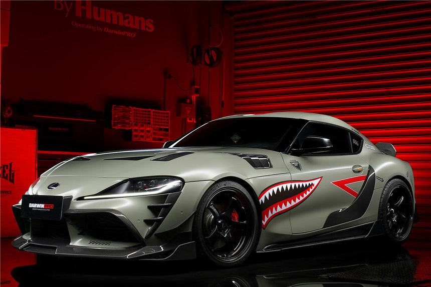 2019-UP Toyota GR Supra (J29/DB) A90 A91 BKSS Style Carbon Fiber Front Canards