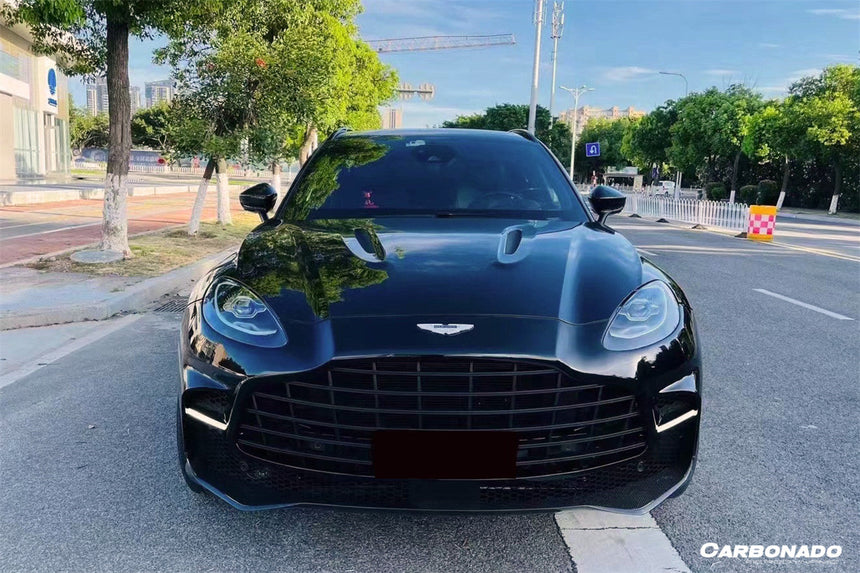 2021-2024 Aston Martin DBX 707 Style Dry Carbon Fiber Front Bumper With Lights