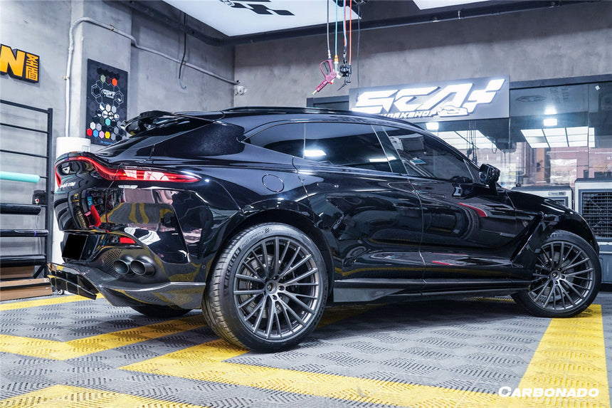 2021-2024 Aston Martin DBX 707 Style Dry Carbon Fiber Rear Bumper w & Exhaust tips