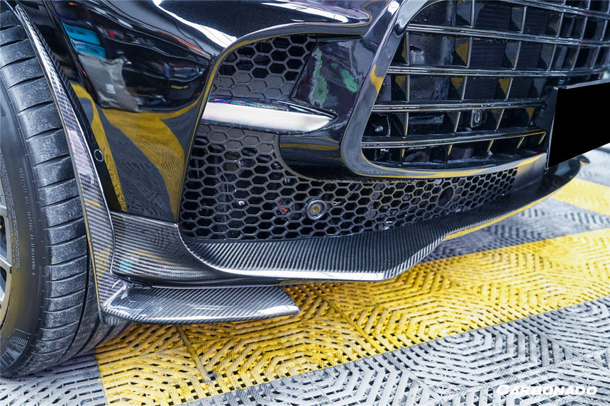 2021-2024 Aston Martin DBX 707 Style Dry Carbon Fiber Front Bumper With Lights