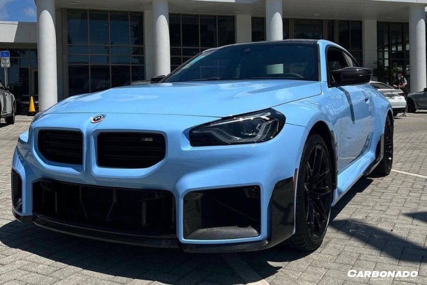 2021-2024 BMW M2 G87 OD-MP Style Dry Carbon Fiber Front Bumper Air Inlet Trim
