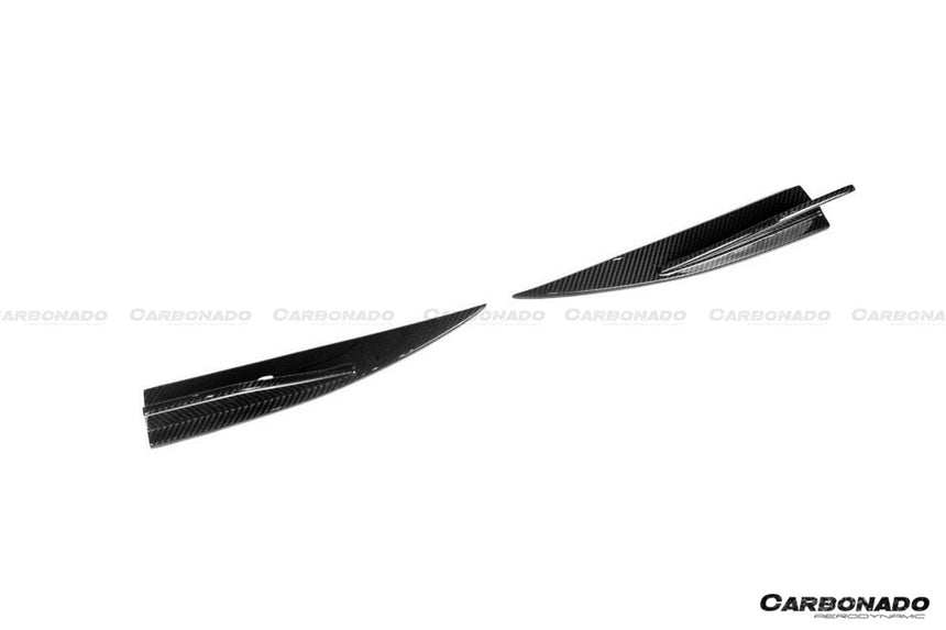 2021-2024 BMW M2 G87 OD Style Dry Carbon FIber Rear Bumper Splitter Winglets