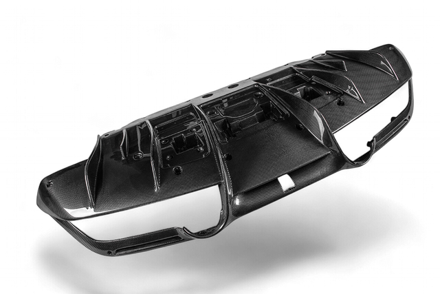 2019-2024 Ferrari F8 OEM Style Dry Carbon Fiber Rear Diffuser Lip