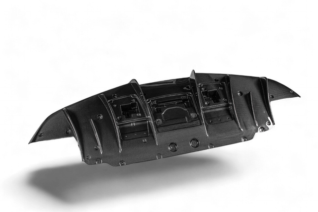 2019-2024 Ferrari F8 OEM Style Dry Carbon Fiber Rear Diffuser Lip