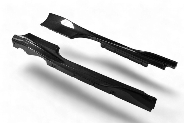 2019-2024 Ferrari F8 OEM Style Dry Carbon Fiber Side Skirts