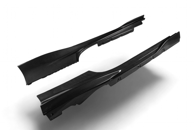 2019-2024 Ferrari F8 OEM Style Dry Carbon Fiber Side Skirts