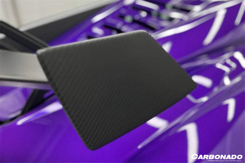 2021-2024 Lamborghini Huracan STO Dry Carbon Fiber Trunk Spoiler Side Winglets