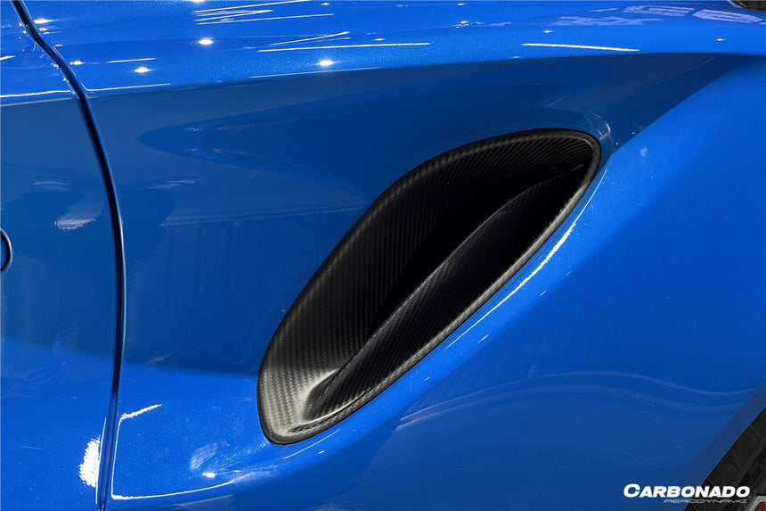 2021-2024 Lotus Emira OD Style Dry Carbon Fiber Quarter Panel Side Scoopes