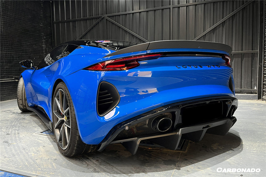 2021-2024 Lotus Emira OD Style Dry Carbon Fiber Rear Bumper Vents