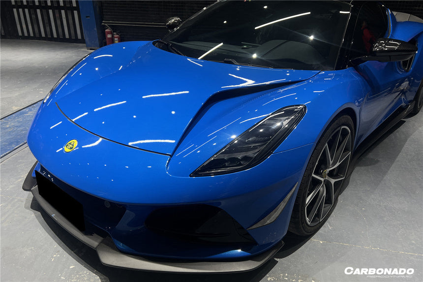2021-2024 Lotus Emira OD Style Dry Carbon Fiber Front Bumper Canards