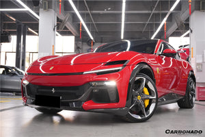 2023-UP Ferrari Purosangue FUV Type F175 OEM Style Dry Carbon Fiber Front Lip