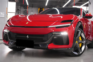 2023-UP Ferrari Purosangue FUV Type F175 OEM Style Dry Carbon Fiber Front Lip